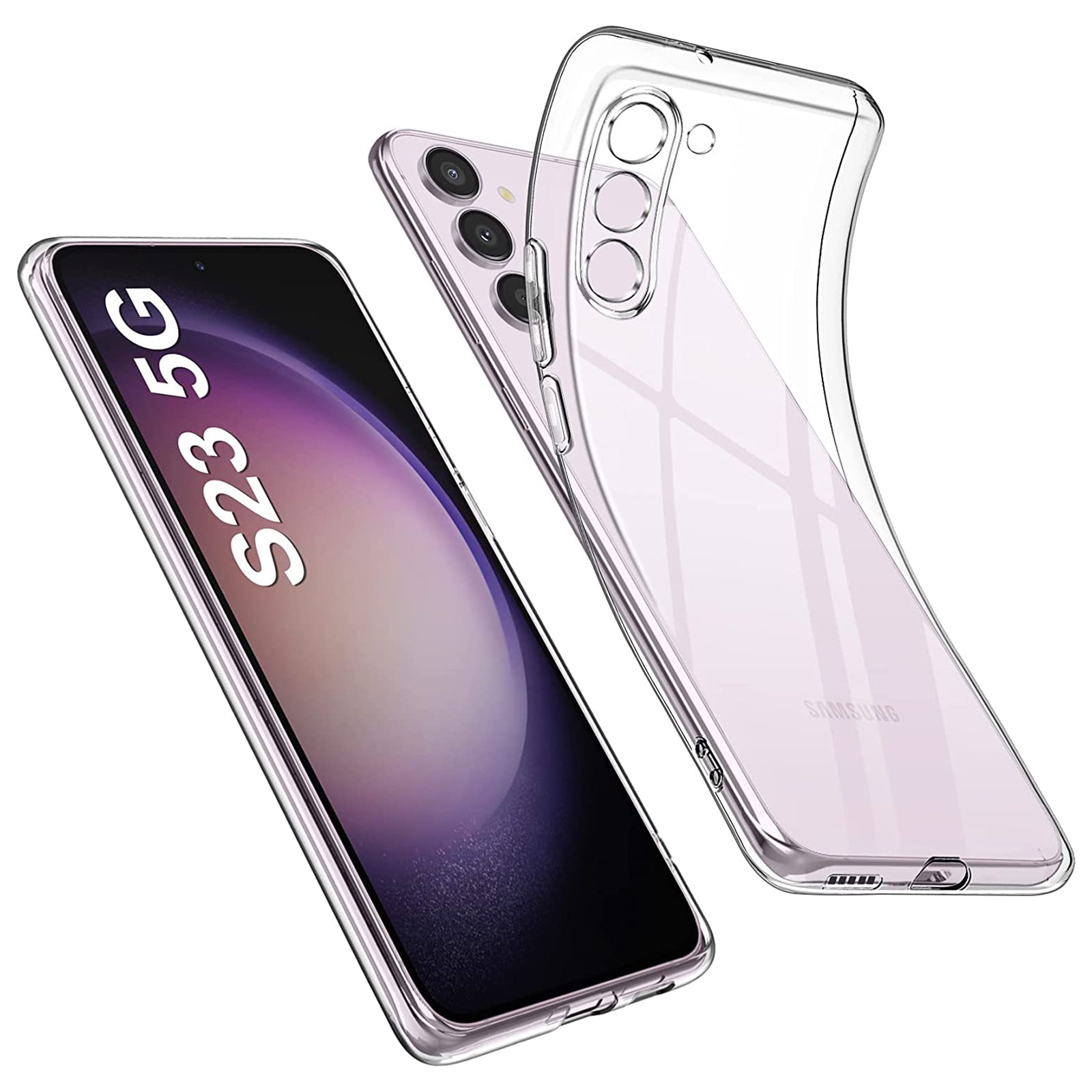 For Samsung Galaxy S23 Drop Protection TPU Phone Case Anti-fingerprint Cell Phone Cover For Samsung Galaxy S23 Drop Protection TPU Phone Case Anti-fingerprint Cell Phone Cover